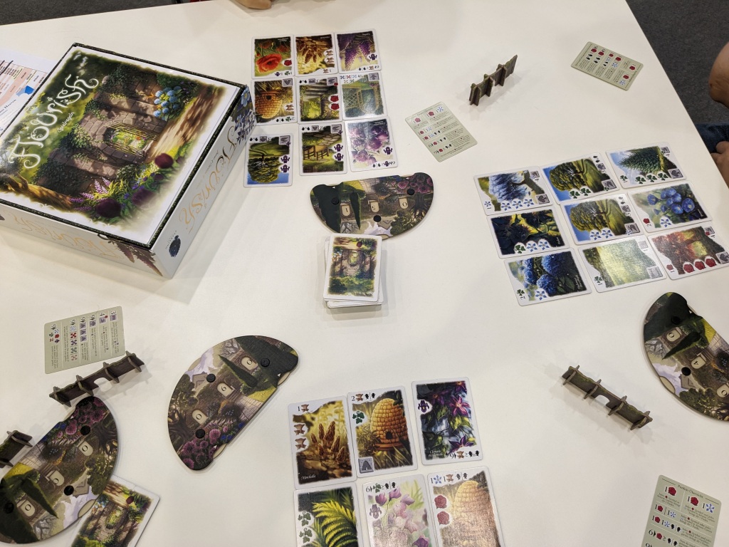 Flourish - tableaux of cards representing garden elements such as flowers.
